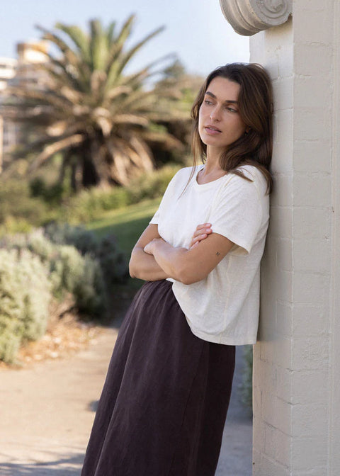 Slate Wearables Addis Tee | Bone