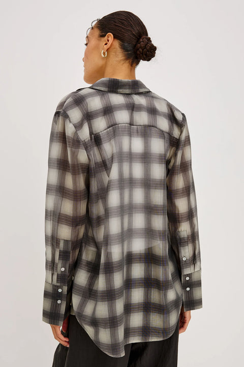 Rails Bishop Shirt | Onyx Taupe Plaid