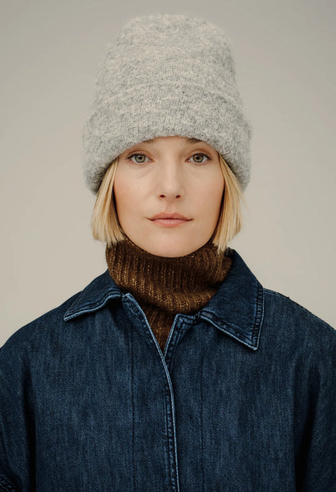 Bare Knitwear Remi Beanie | Fog