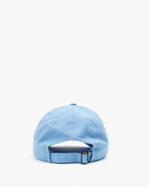 Clare V. Clare V Baseball Cap in Sky Blue Liberez les Sardines: features cotton