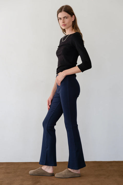 DONNI The Rib Kick Flare | Navy
