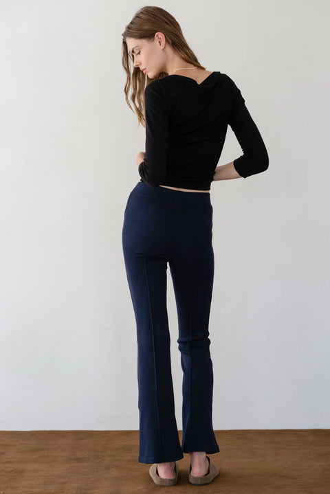 DONNI The Rib Kick Flare | Navy