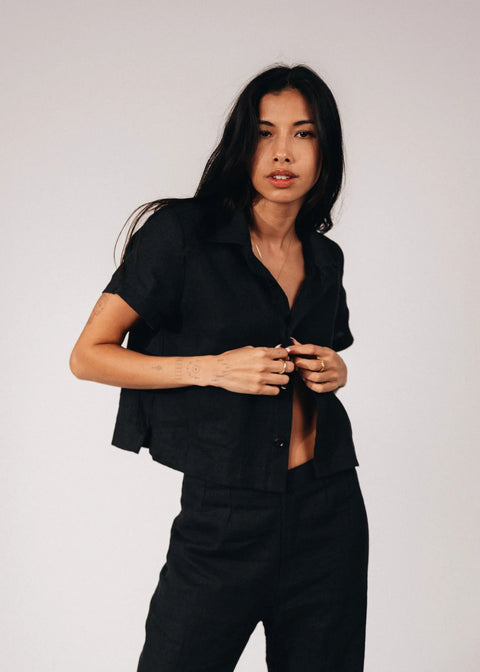 Slate Wearables Watson Button-Up | Black