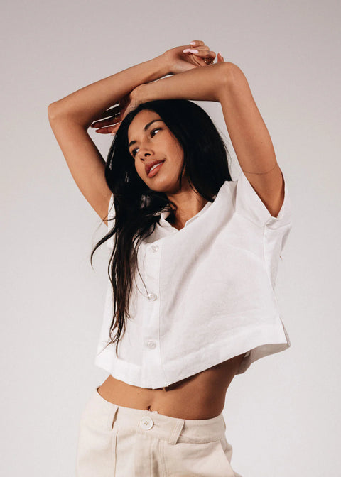 Slate Wearables Watson Button-Up | White