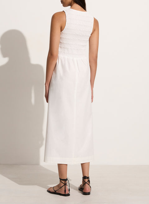 Faithfull the Brand Matera Midi Dress | White