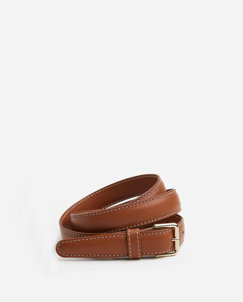 Flattered Barbara Belt | Cognac Leather