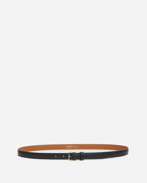 Flattered Barbara Belt | Black Leather