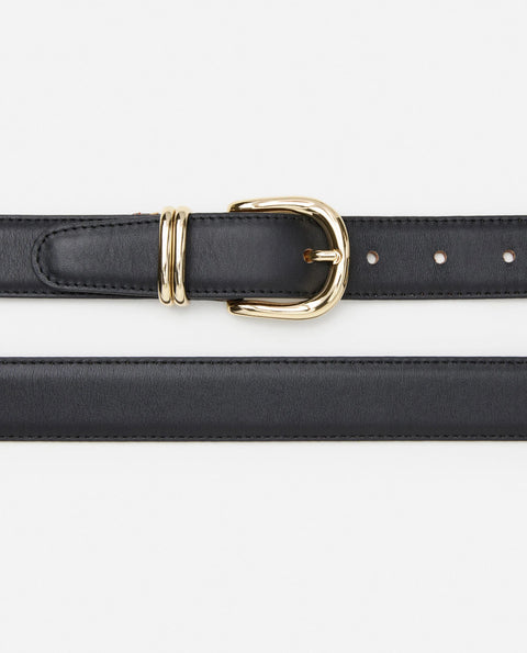 Flattered Beatrice Belt | Black Leather