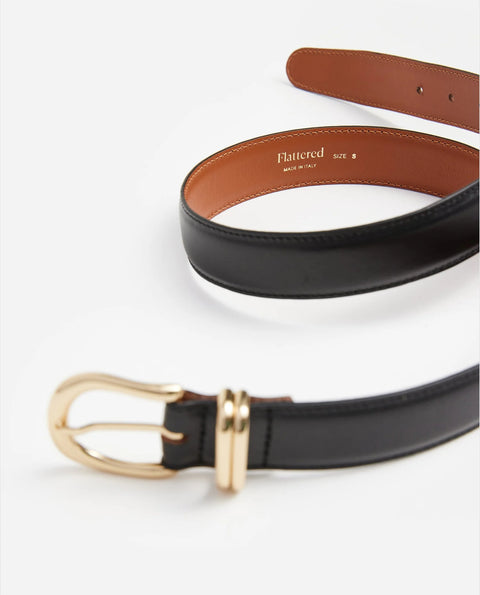 Flattered Beatrice Belt | Black Leather