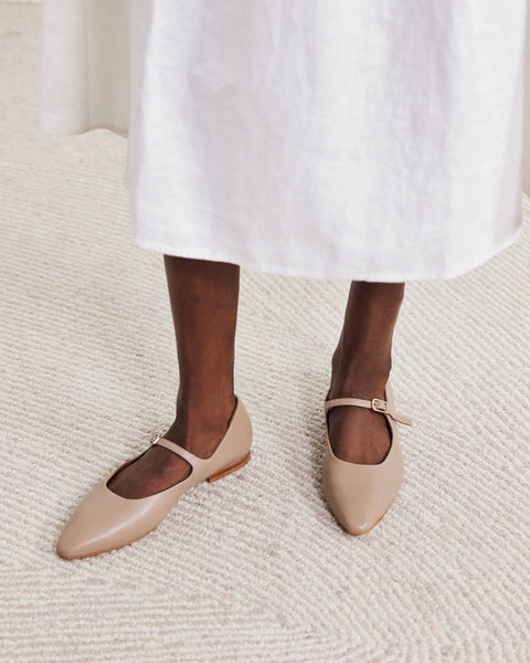 Flattered Camila Ballet Flat | Beige