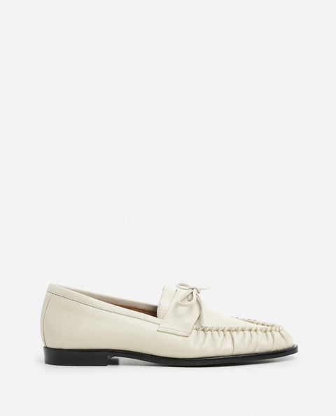 Flattered Dylan Loafer | Creme Leather