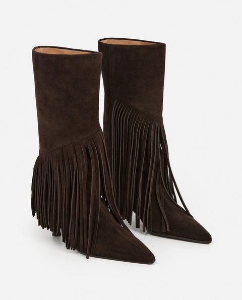 Flattered Nick Suede Boot | Chocolate