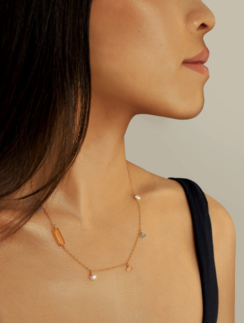 Fluidwavy Meadow Necklace | Gold