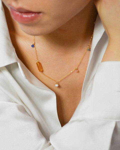 Fluidwavy Meadow Necklace | Gold