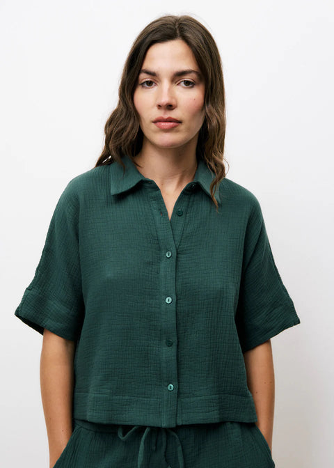 Frnch Lahna Shirt | Vert Mousse