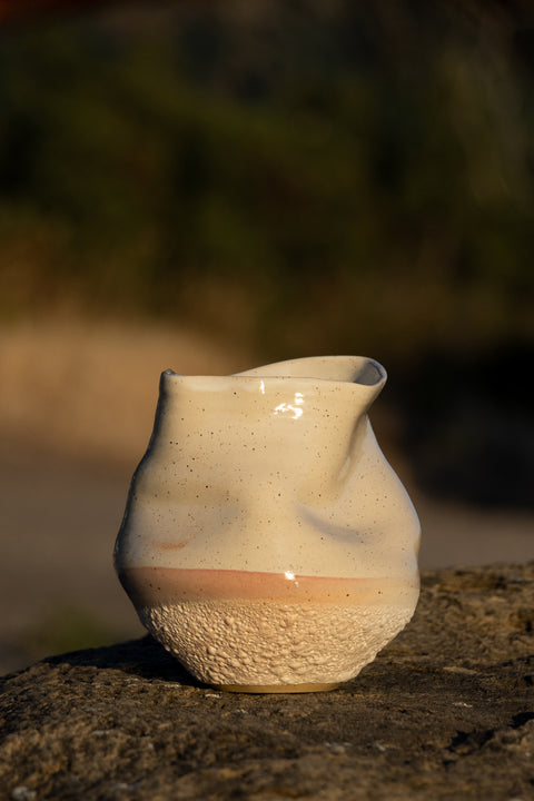 Hannah Dubois Ceramics Collapsed Barnacle Vase