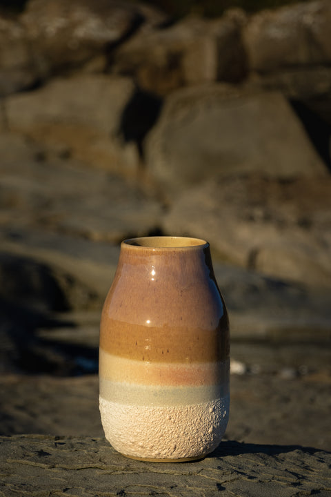 Hannah Dubois Ceramics Sunset Barnacle Vase
