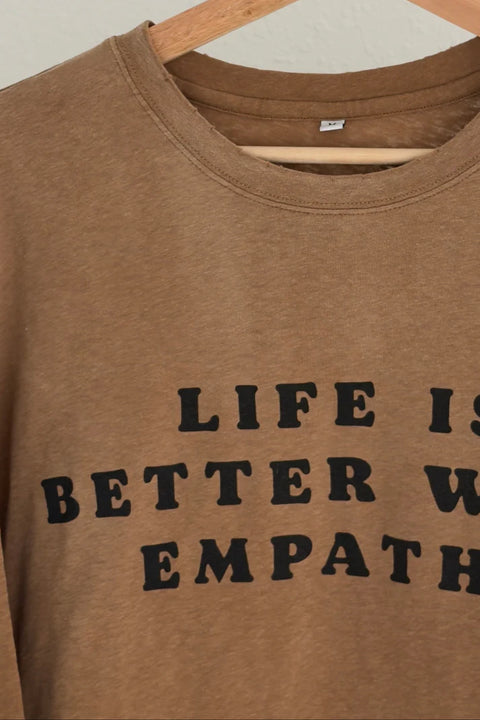 Bohème Goods The Empathy Tee | Tan
