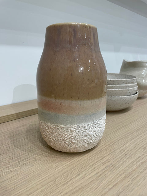 Hannah Dubois Ceramics Sunset Barnacle Vase