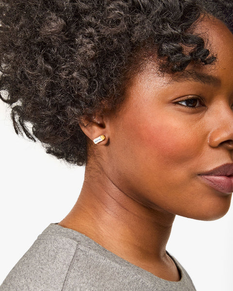 Clare V. Clare V Le Beurre Studs: features striped