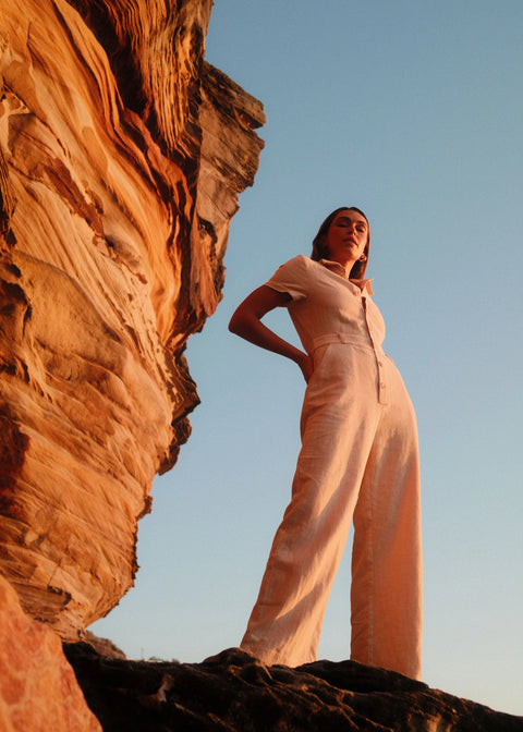 Slate Wearables Lewis Jumpsuit | Vanilla