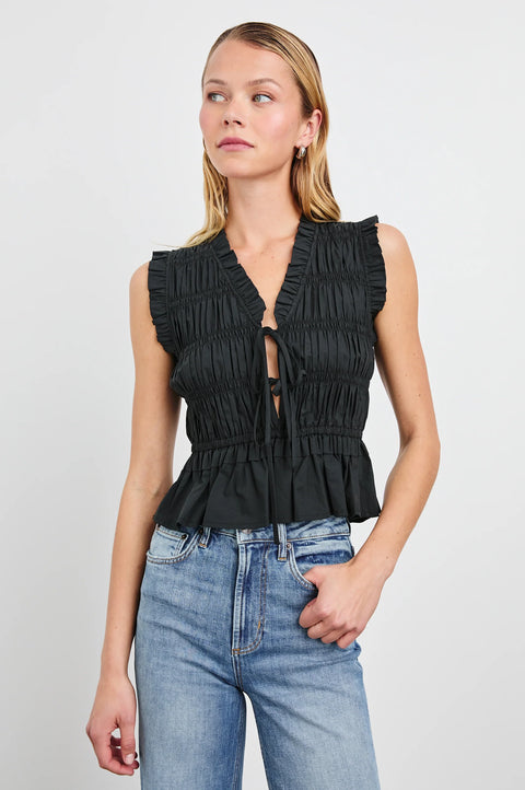 Rails Martine Top | Black