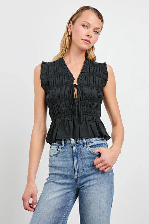 Rails Martine Top | Black