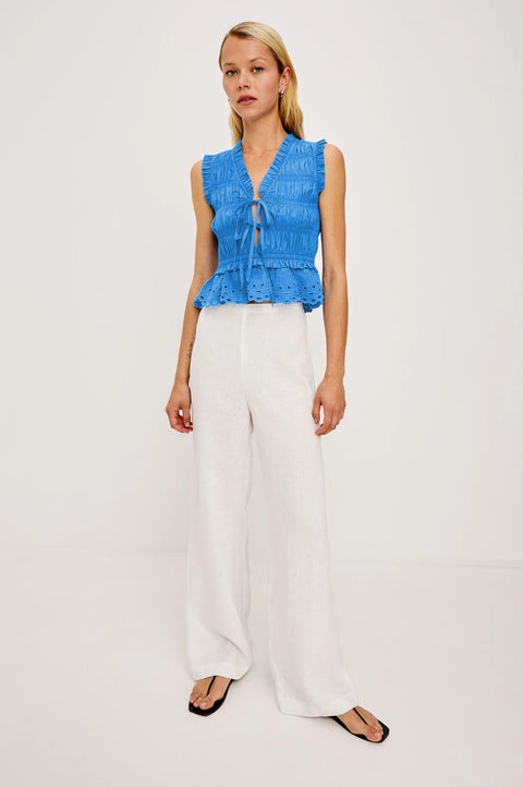 Rails Rails Martine Top in Harbor Blue: featuring cotton
