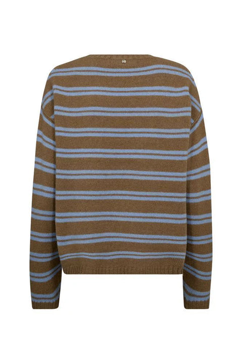 Mos Mosh Khai Two-Stripe Knit | True Camel