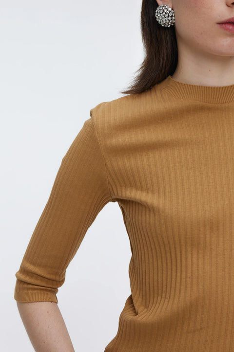 Our Sister Peak Knit | Camel