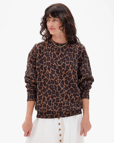 Clare V. Oversized Sweatshirt | Amande Double Jag