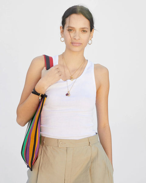 Clare V Paperclip Charm Chain 24" | Gold Vermeil