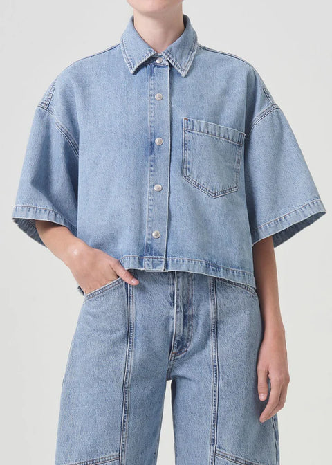 AGOLDE Rona Box Shirt | Effect