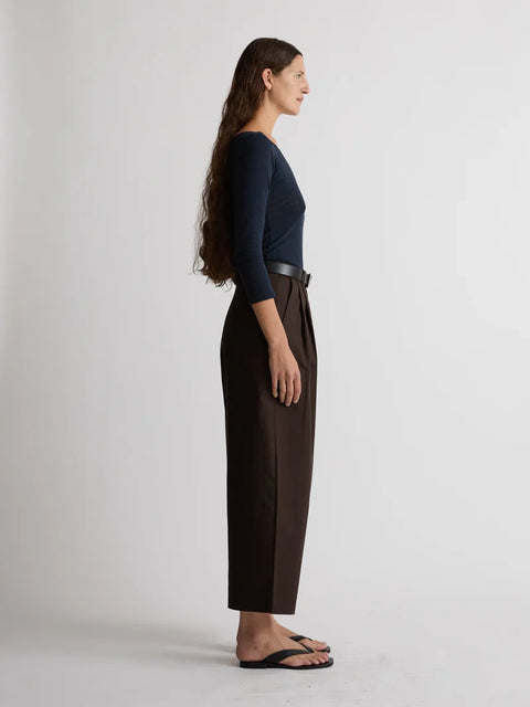 Shaina Mote Boy Trouser | Chocolate
