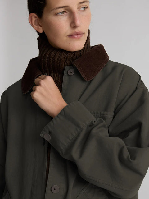 Shaina Mote Painter Coat | Moss Herringbone