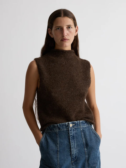 Shaina Mote Roll Vest | Apple Red
