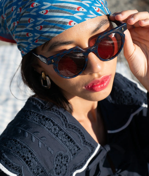 Sardine Sardine Aster Sunglasses in Check Mate
