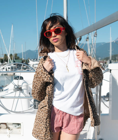 Sardine Sardine Louie Sunglasses in Cherry Bomb