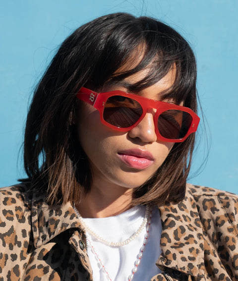 Sardine Sardine Louie Sunglasses in Cherry Bomb