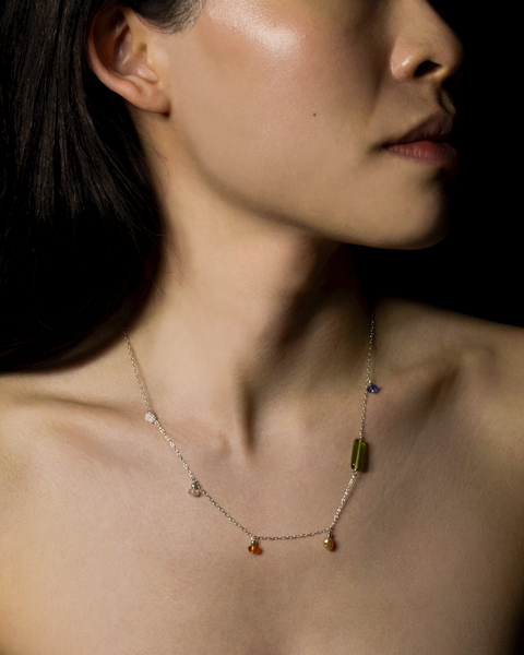 Fluidwavy Meadow Necklace | Silver