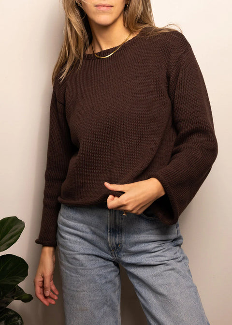 Slate Wearables Orana Sweater | Chocolate