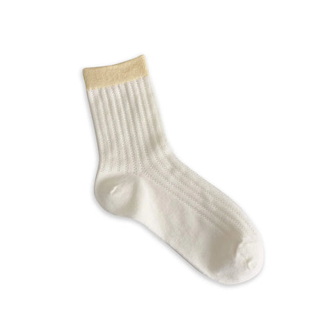 Unified Sunday Socks | Lemon Stripe