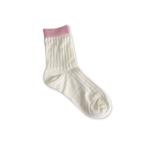 Unified Sunday Socks | Rose Stripe