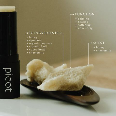 Picot Collective Lip Balm | Honey Chamomile