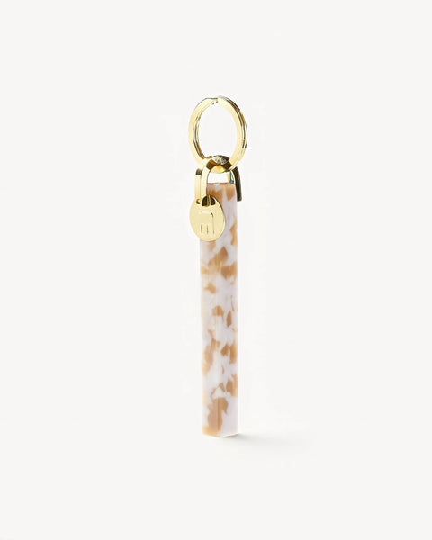 Machete Bar Keychain | Taupe Shell