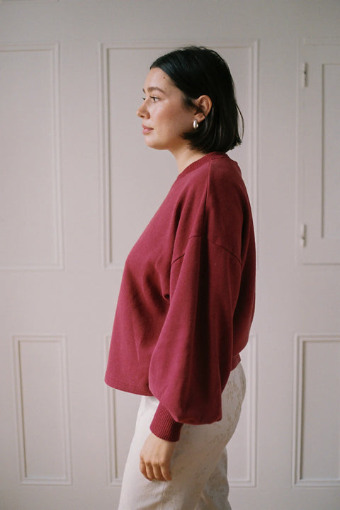 Merge Cloud Sweater | Barolo