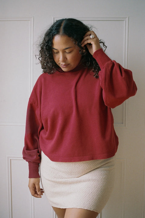 Merge Cloud Sweater | Barolo