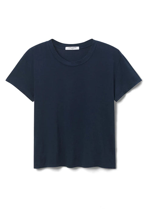 Perfect White Tee Harley Boxy Crewneck Tee | Navy