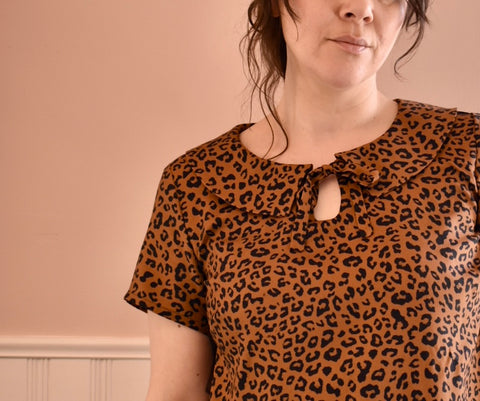 Jillian Isabel Atelier Lavinia Blouse | Leopard