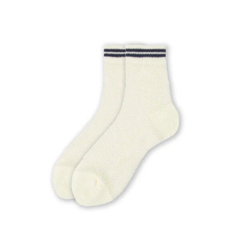 Unified Mesh Sneaker Socks | White